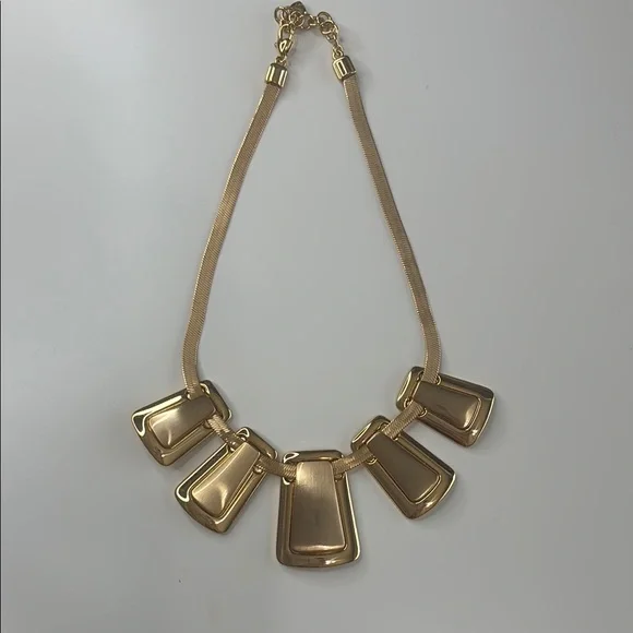 Brighton Gold Geometric Necklace - Picture 1 of 8